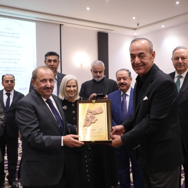 In Recognition of His Service.. JHA Honors Counselor Hisham Al-Abadi