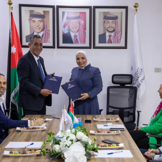 King Abdullah II Center for Excellence and Jordan Hotels Association Sign Memorandum of Understanding
